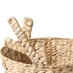 Opbergmanden-Leen Bakker RENNE - Kerstmand - Naturel - Waterhyacint