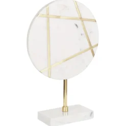 Beelden-Beliani RETHIMNO - Decoratie figuur - Wit - Marmer