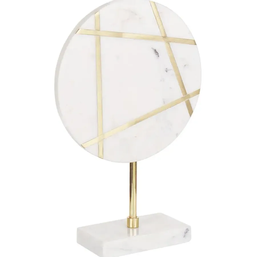 Beelden-Beliani RETHIMNO - Decoratie figuur - Wit - Marmer