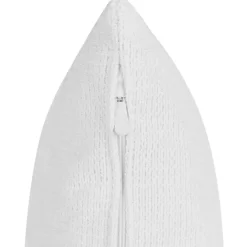 Beliani RIOM - Chaise longue - Wit - Rechtszijdig - Stof