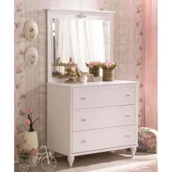 Ladekasten|Ladekasten-Leen Bakker Romance commode kinderladekast meisjes