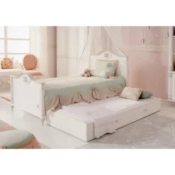 Merkloos Romantic meisjes bed kinderkamer 200 x 100 cm