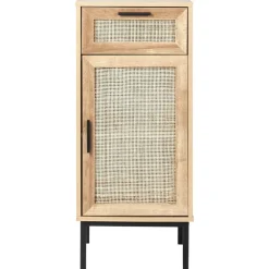 Leen Bakker ROSELL - Staande badkamerkast - Lichthout - 40 x 92 cm - Vezelplaat