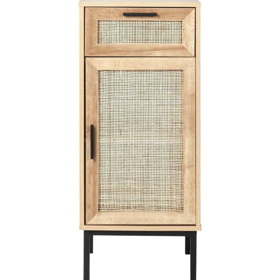Leen Bakker ROSELL - Staande badkamerkast - Lichthout - 40 x 92 cm - Vezelplaat