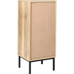 Leen Bakker ROSELL - Staande badkamerkast - Lichthout - 40 x 92 cm - Vezelplaat