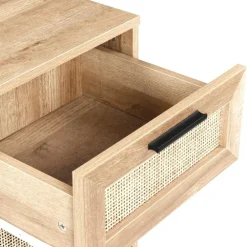 Leen Bakker ROSELL - Staande badkamerkast - Lichthout - 40 x 92 cm - Vezelplaat