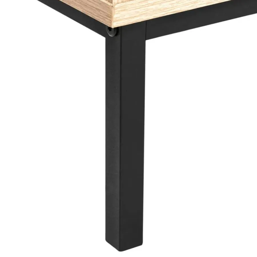 Leen Bakker ROSELL - Staande badkamerkast - Lichthout - 40 x 92 cm - Vezelplaat