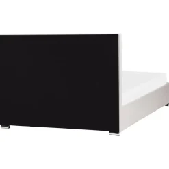 Twijfelaars-Leen Bakker ROUEN - Bed met opbergruimte - Lichtbeige - 140 x 200 cm - Polyester