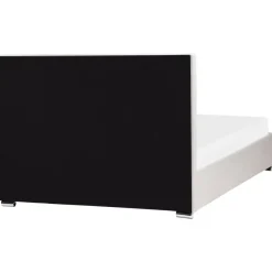Twijfelaars-Leen Bakker ROUEN - Bed met opbergruimte - Lichtbeige - 140 x 200 cm - Polyester
