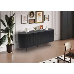 Rousseau Dressoir Lagos - 200 x 45 x 80 cm - Donkerbruin