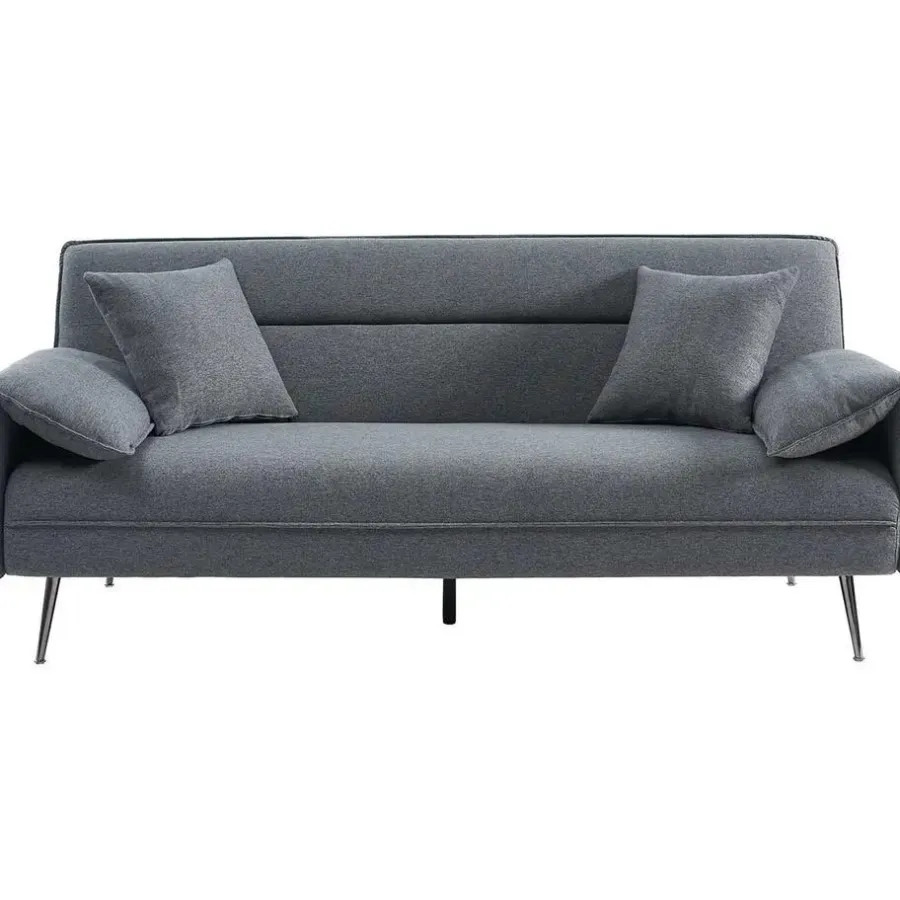 Rousseau Grijs Sivas Slaapbank - Eucalyptus Frame - H-H 95 x B-L 199 x D-P 89 cm