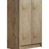 Rousseau Lilly' Sonoma Schoenenkast - 2 Deurs Spaanplaat - H90 x B60 x D35 cm
