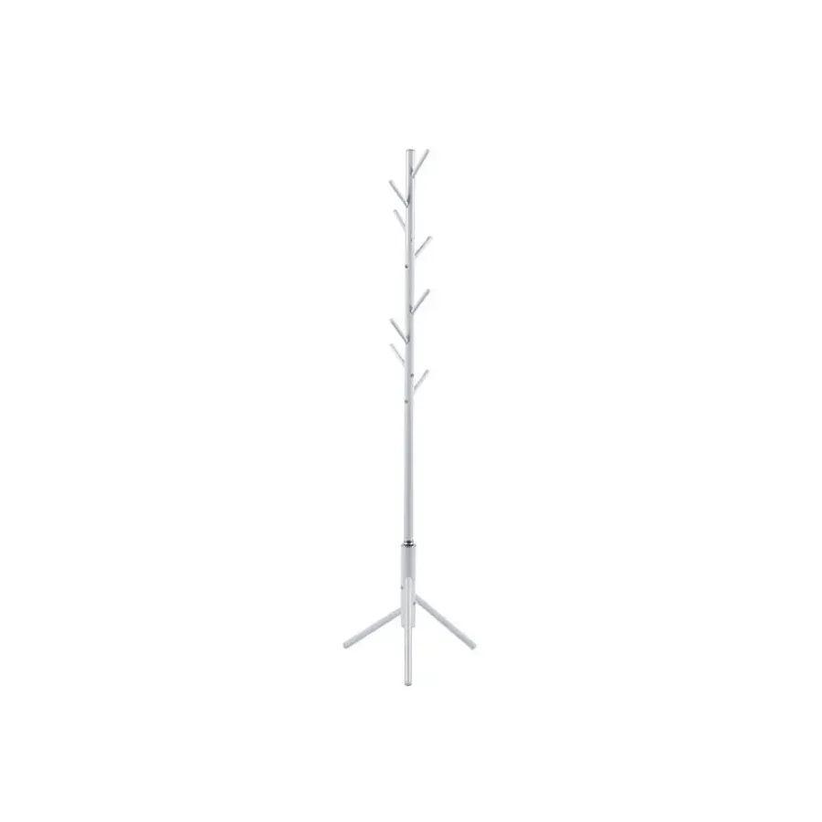 Kapstokken-Rousseau Staande kapstok Kassie - Ø48 x 174 cm - Wit / Metaal