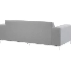 Beliani ROVIGO - Loungebank - Lichtgrijs - Polyester