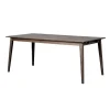 Leen Bakker Rowico Home Filippa Houten Eettafel Verlengbaar 180 cm - Donker Eiken