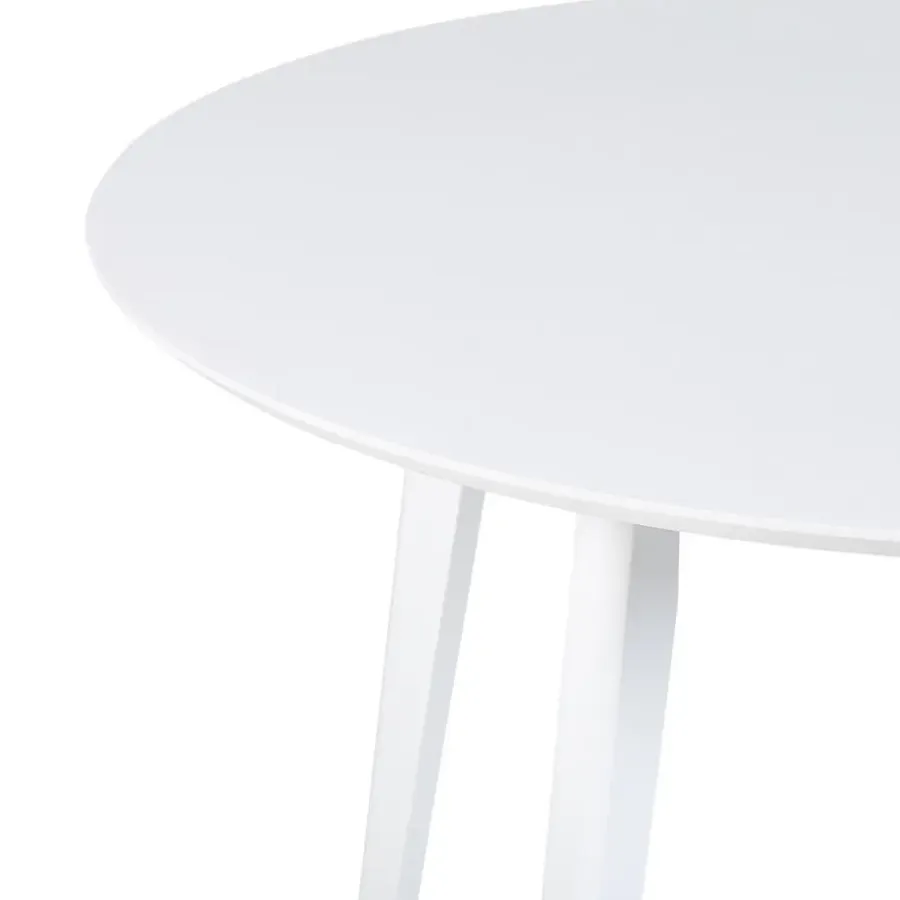 Beliani ROXBY - Eettafel - Wit - 100 x 100 cm - MDF