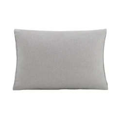 Loungekussens-Leen Bakker Rugkussen Orleáns - lichtgrijs - 60x43x12 cm