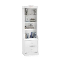 Boekenkasten|Boekenkasten-Leen Bakker Rustic boekenkast kast wit meisjeskamer