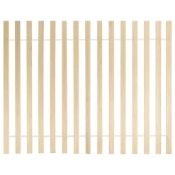 Beliani SALERNAS - Tweepersoonsbed - Zwart - 140 x 200 cm - Dennenhout