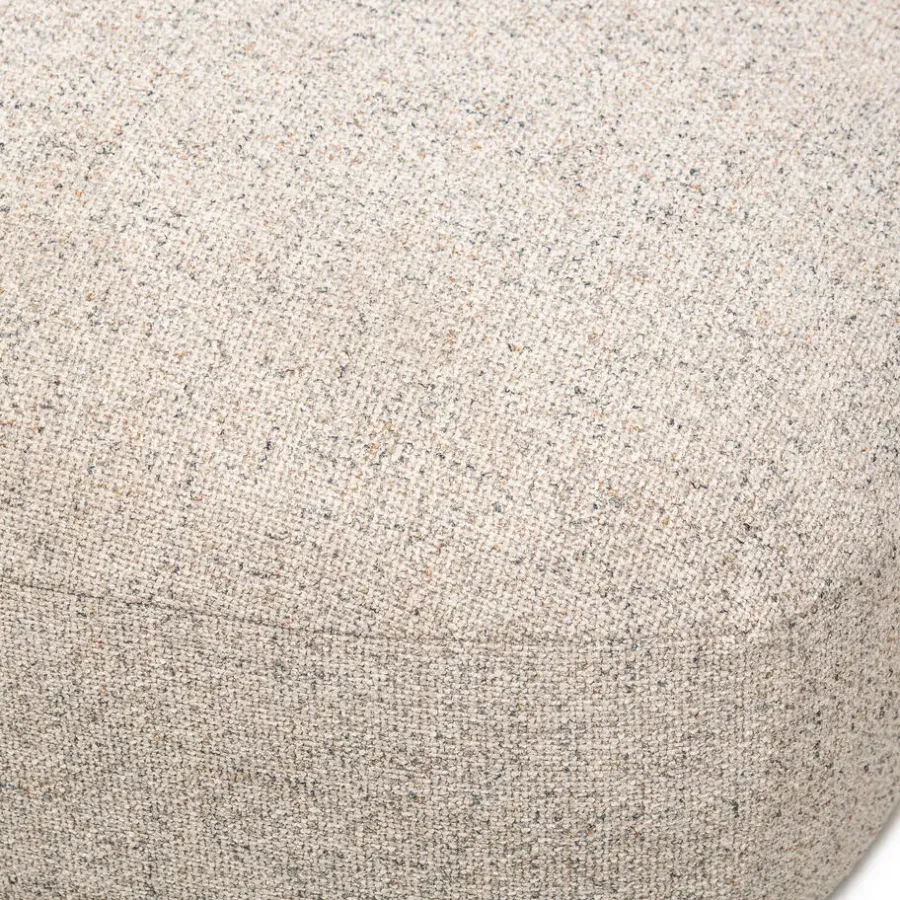 Nordlys Salonstoel Swivel van metaal en beige fluweel