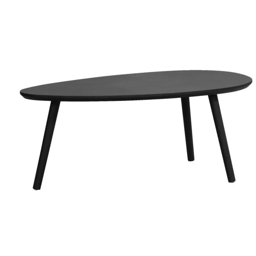 Salontafels-Leen Bakker Salontafel Arvin - zwart - 50x100x40 cm
