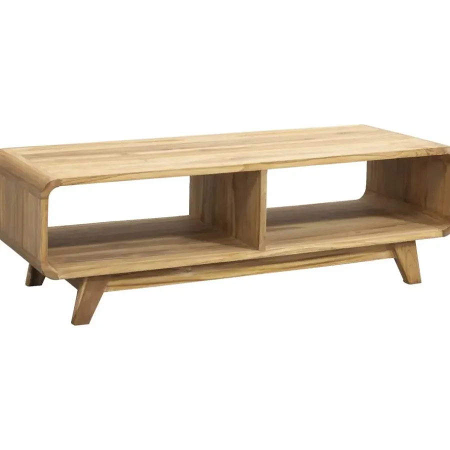 Salontafels-Leen Bakker Salontafel Bulan - naturel - 110x45x35 cm