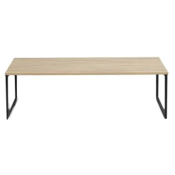 Leen Bakker Salontafel Lucca - naturelkleur - 34x118x67 cm