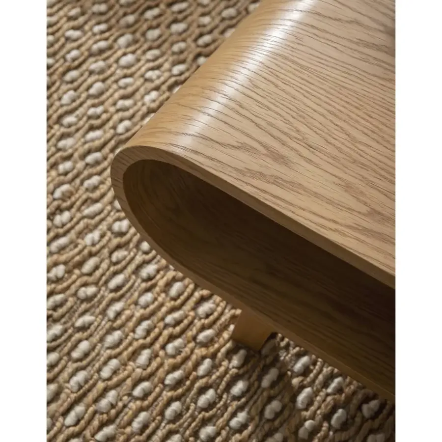 Salontafels-Leen Bakker Salontafel Matteo - naturel - 37x90x55 cm