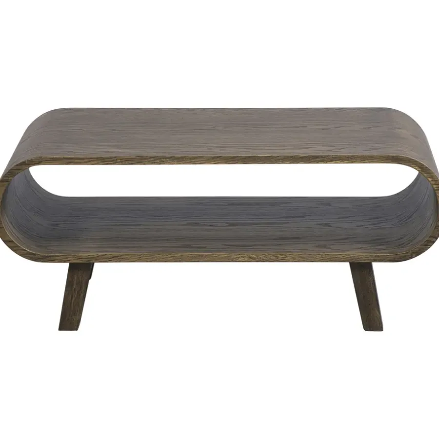 Salontafels-Leen Bakker Salontafel Matteo - walnoot - 37x90x55 cm