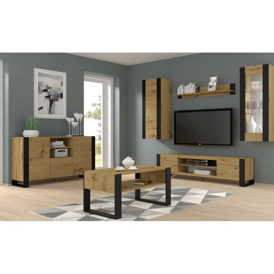 Salontafels-AKL FURNITURE Salontafel Mondi 47x100x50 Beige