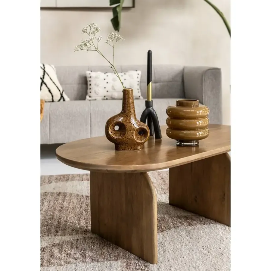 Salontafels-Leen Bakker Salontafel Olivier - mangohout - 100x50x40 cm
