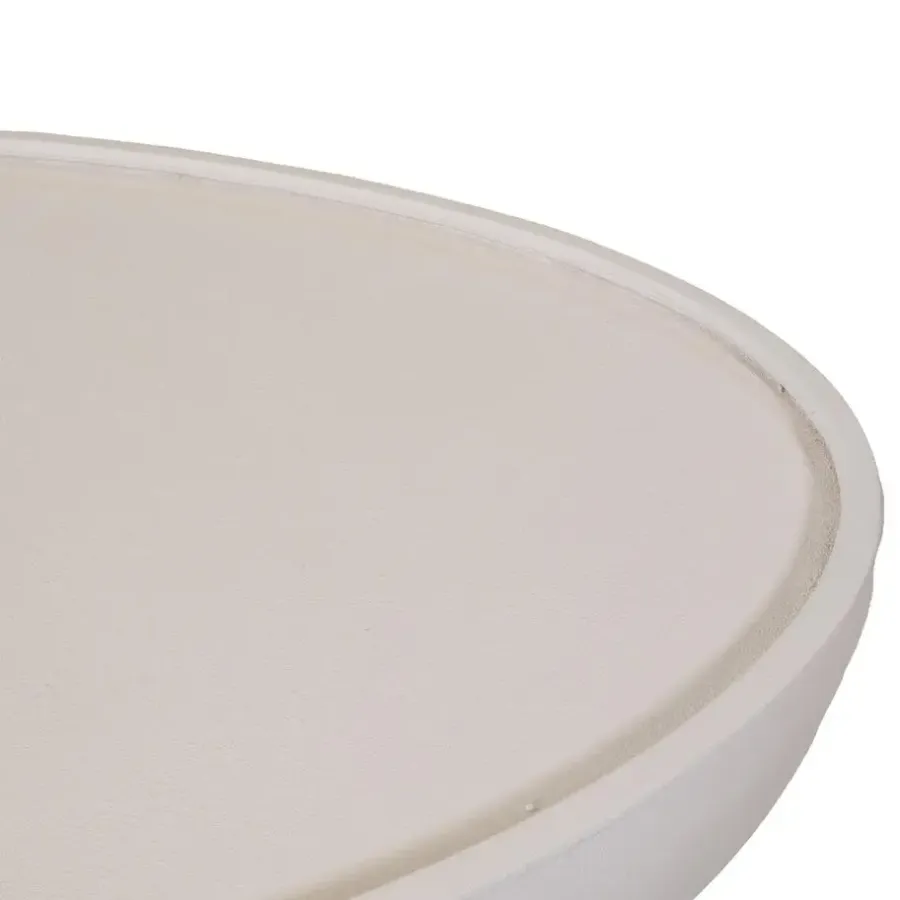 Salontafels-Giga Meubel Salontafel Ovaal - Beige - Betonlook - 120cm - Tess