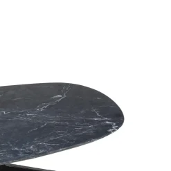 Giga Meubel Salontafel Richy Zwart Marmer Deens Ovaal 120cm