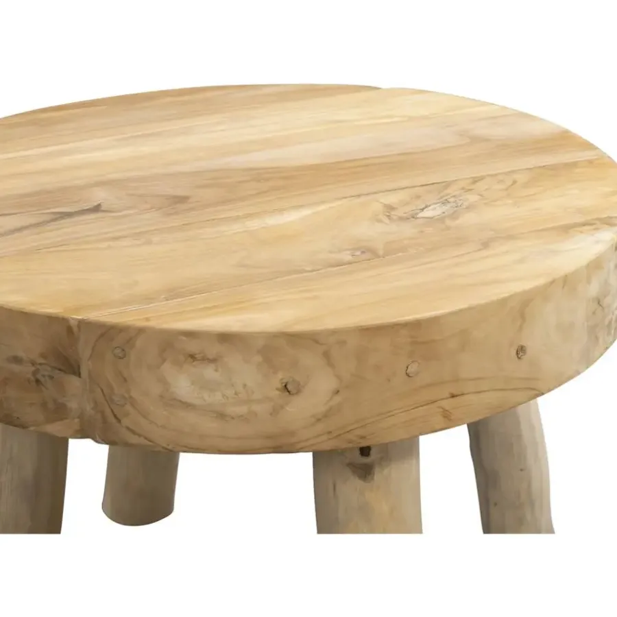 Leen Bakker Salontafel Tjeu - naturel - 43xØ60 cm