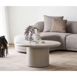 House Nordic Salontafel Zand - Rond - 80x80x40cm - Nagano