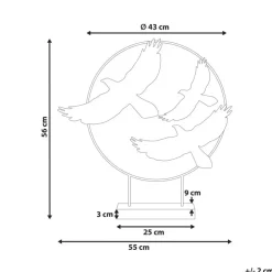 Beliani SAMARIUM - Decofiguur - Meerkleurig - Metaal