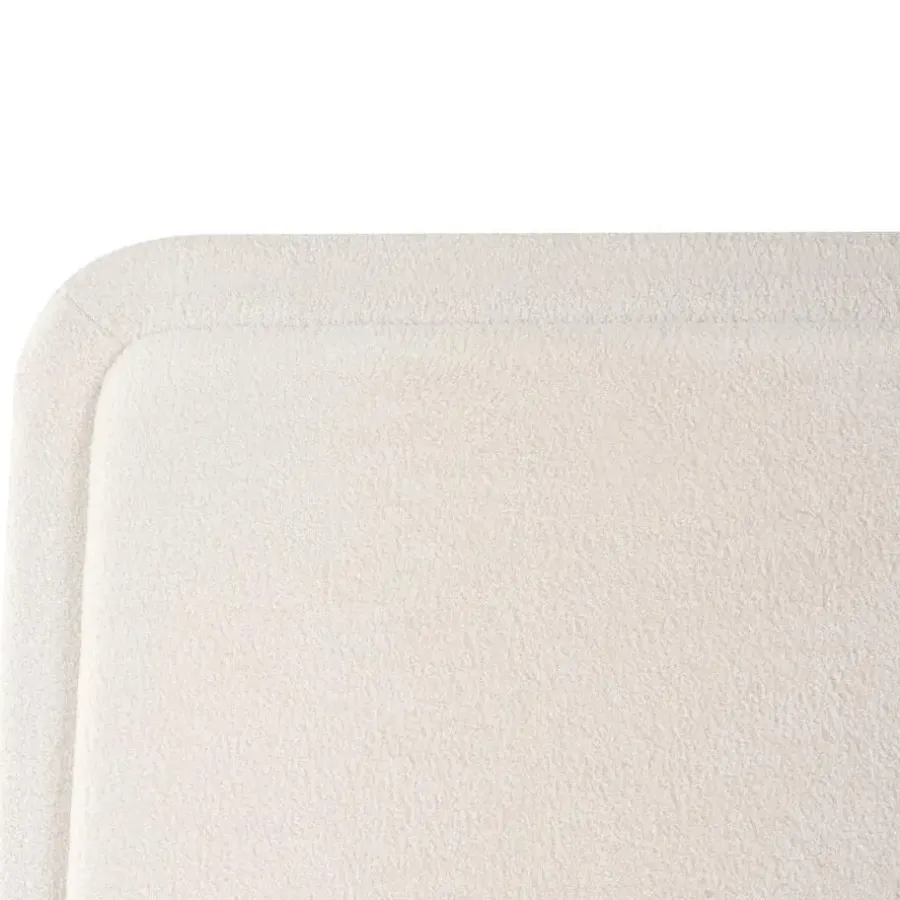 Leen Bakker SARDENT - Tweepersoonsbed - Off-white - 140 x 200 cm - Bouclé