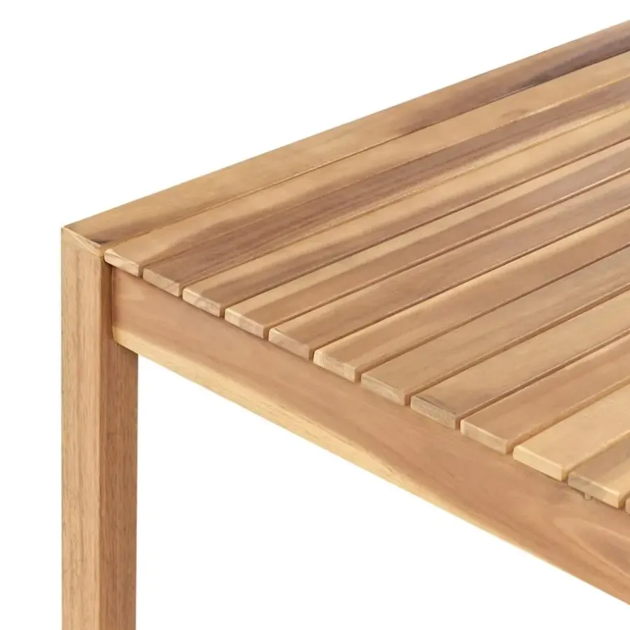 Tuinsets|Tuinsets-Beliani SASSARI II - Tuinset voor 8 - Lichthout/Wit - FSC acaciahout