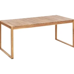 Beliani SASSARI II - Tuintafel - Lichte houtkleur - 90 x 180 cm - Acaciahout