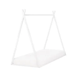 Beliani SAURAT - Kinderbed - Wit - 90 x 200 cm - Dennenhout