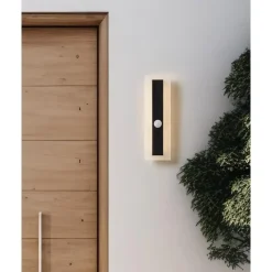 Wandlampen-Beliani SAVANE - Wandlamp - Zwart - 30 cm - Staal