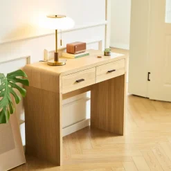 Nordlys Scandinavische Console Tafel van Hout met 2 Laden