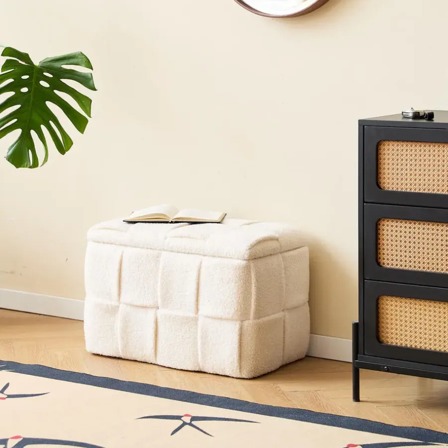 Nordlys Scandinavische Designbank met Opbergruimte