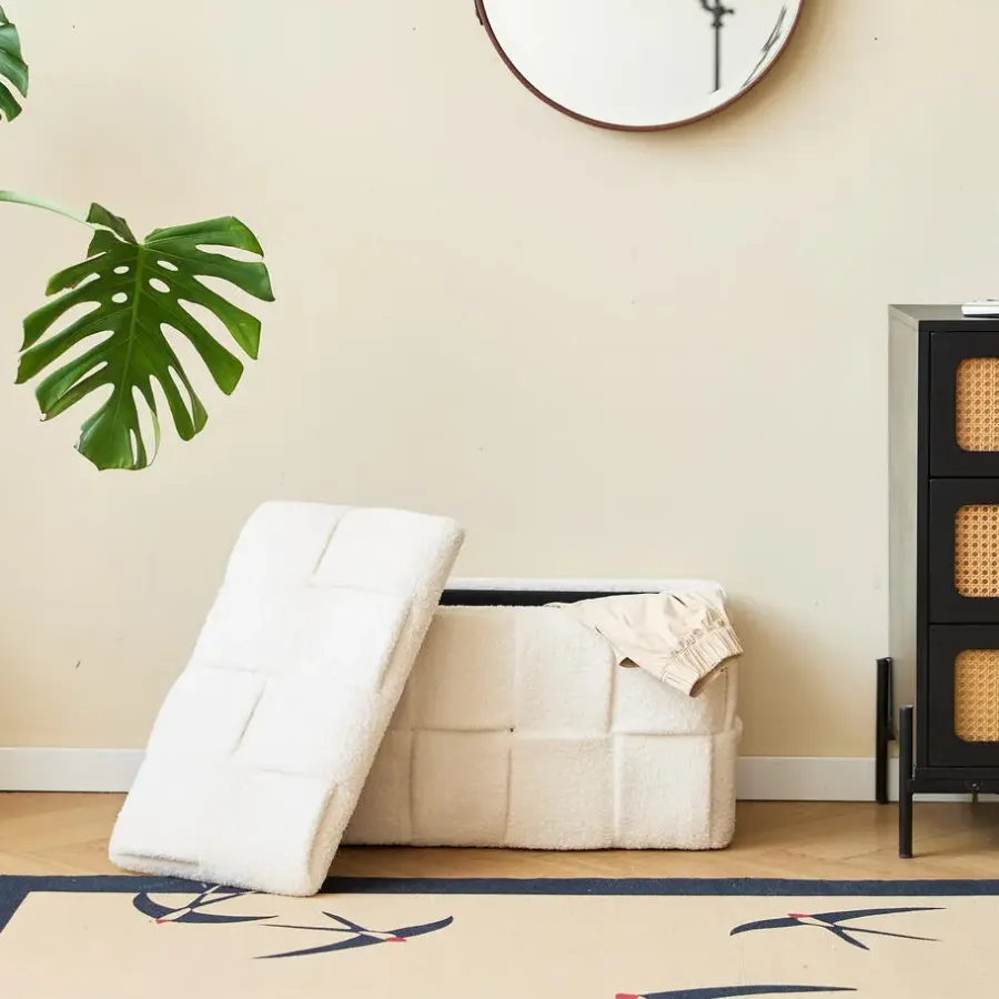 Nordlys Scandinavische Designbank met Opbergruimte