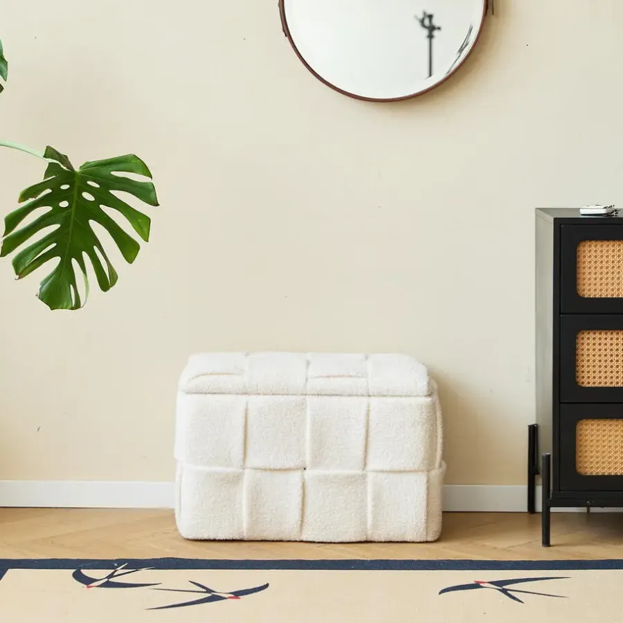 Nordlys Scandinavische Designbank met Opbergruimte