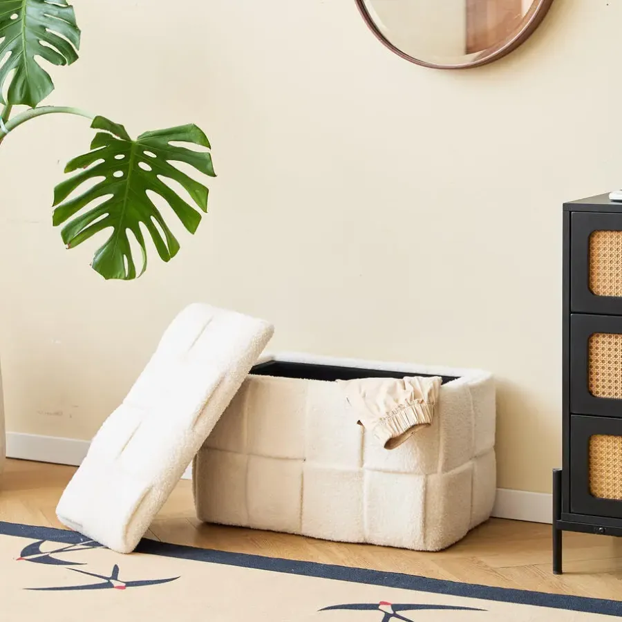 Nordlys Scandinavische Designbank met Opbergruimte