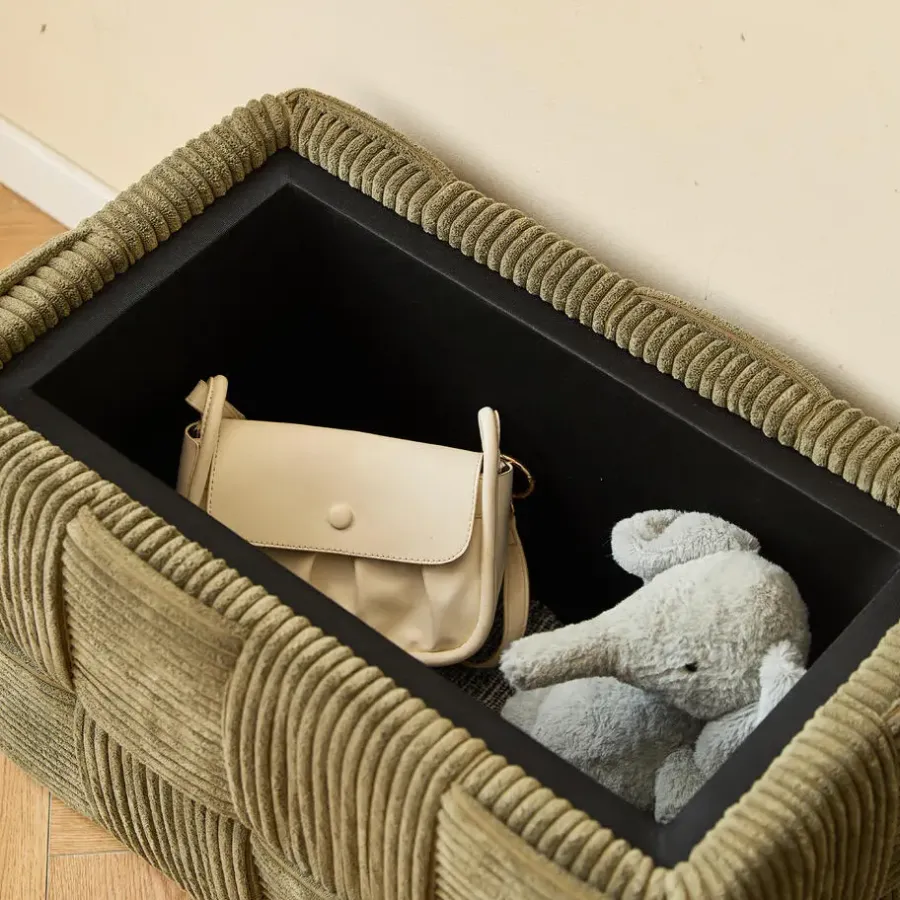 Nordlys Scandinavische Designbank met Opbergruimte
