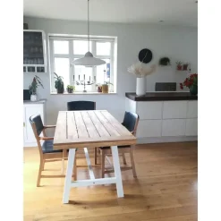 Beliani SCANIA - Tuintafel - Lichte houtkleur - 80 x 170 cm - Acaciahout