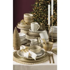 Leen Bakker Schaaltje Camille - beige - stoneware - Ø11,5 cm