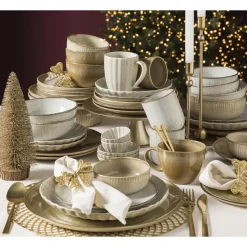 Leen Bakker Schaaltje Camille - beige - stoneware - Ø11,5 cm